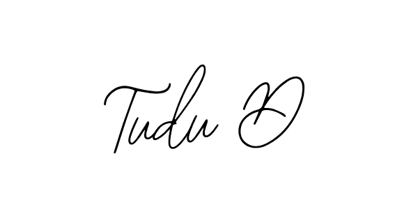 You should practise on your own different ways (Bearetta-2O07w) to write your name (Tudu D) in signature. don't let someone else do it for you. Tudu D signature style 12 images and pictures png