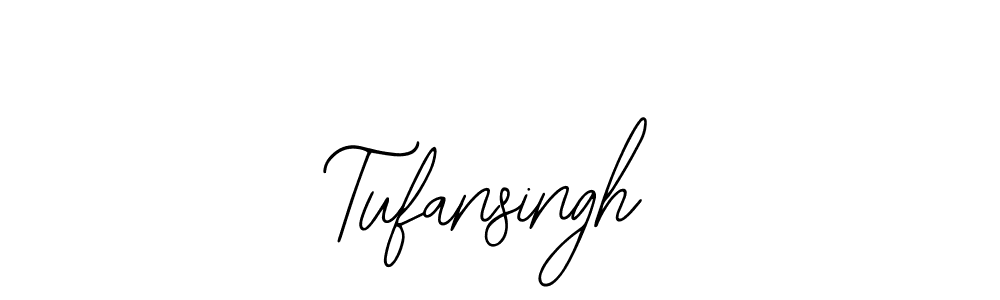 You should practise on your own different ways (Bearetta-2O07w) to write your name (Tufansingh) in signature. don't let someone else do it for you. Tufansingh signature style 12 images and pictures png