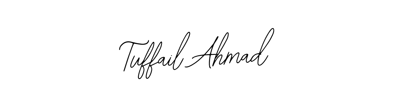 Similarly Bearetta-2O07w is the best handwritten signature design. Signature creator online .You can use it as an online autograph creator for name Tuffail Ahmad. Tuffail Ahmad signature style 12 images and pictures png