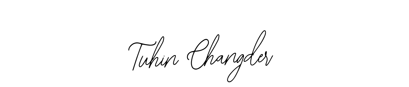 Make a beautiful signature design for name Tuhin Changder. With this signature (Bearetta-2O07w) style, you can create a handwritten signature for free. Tuhin Changder signature style 12 images and pictures png