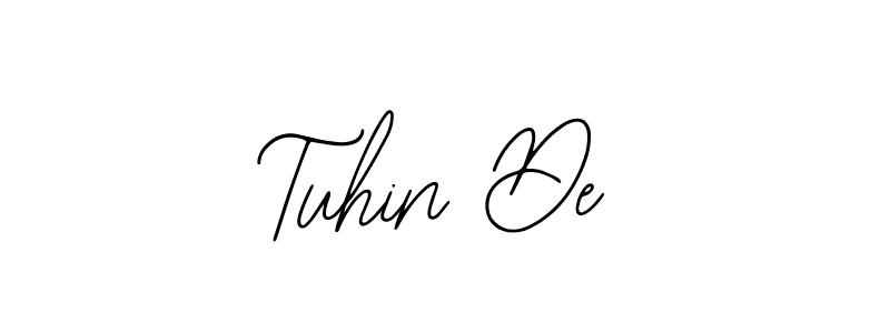 Also You can easily find your signature by using the search form. We will create Tuhin De name handwritten signature images for you free of cost using Bearetta-2O07w sign style. Tuhin De signature style 12 images and pictures png