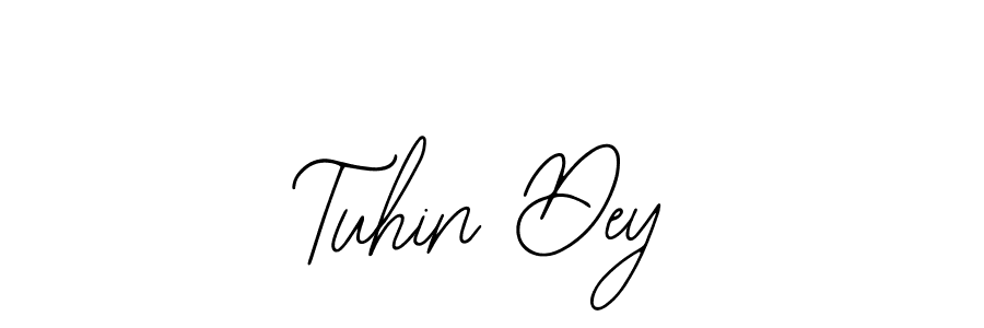 Use a signature maker to create a handwritten signature online. With this signature software, you can design (Bearetta-2O07w) your own signature for name Tuhin Dey. Tuhin Dey signature style 12 images and pictures png