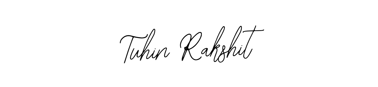 How to make Tuhin Rakshit name signature. Use Bearetta-2O07w style for creating short signs online. This is the latest handwritten sign. Tuhin Rakshit signature style 12 images and pictures png