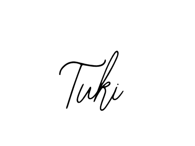 You should practise on your own different ways (Bearetta-2O07w) to write your name (Tuki) in signature. don't let someone else do it for you. Tuki signature style 12 images and pictures png