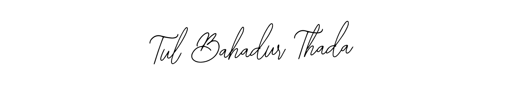 How to Draw Tul Bahadur Thada signature style? Bearetta-2O07w is a latest design signature styles for name Tul Bahadur Thada. Tul Bahadur Thada signature style 12 images and pictures png