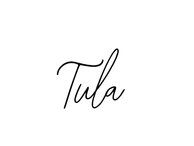 How to make Tula name signature. Use Bearetta-2O07w style for creating short signs online. This is the latest handwritten sign. Tula signature style 12 images and pictures png