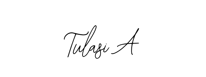 The best way (Bearetta-2O07w) to make a short signature is to pick only two or three words in your name. The name Tulasi A include a total of six letters. For converting this name. Tulasi A signature style 12 images and pictures png