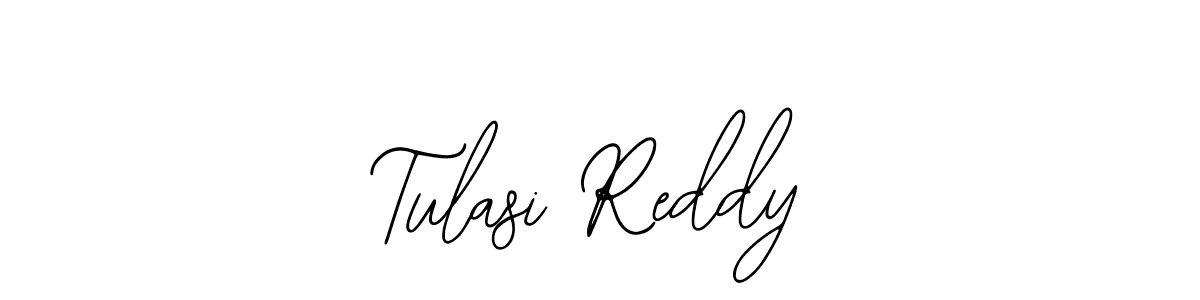 How to make Tulasi Reddy name signature. Use Bearetta-2O07w style for creating short signs online. This is the latest handwritten sign. Tulasi Reddy signature style 12 images and pictures png