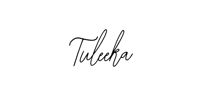 The best way (Bearetta-2O07w) to make a short signature is to pick only two or three words in your name. The name Tuleeka include a total of six letters. For converting this name. Tuleeka signature style 12 images and pictures png
