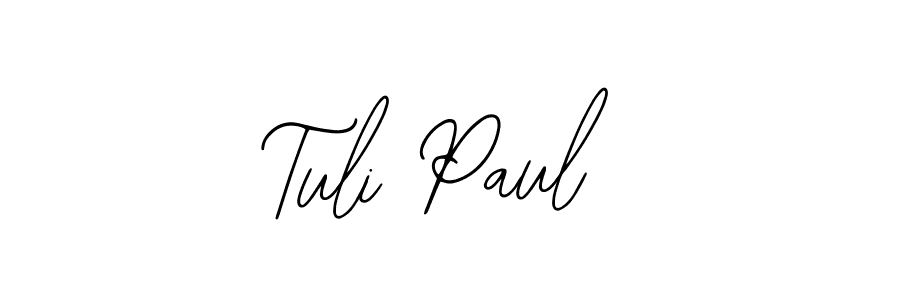 How to Draw Tuli Paul signature style? Bearetta-2O07w is a latest design signature styles for name Tuli Paul. Tuli Paul signature style 12 images and pictures png