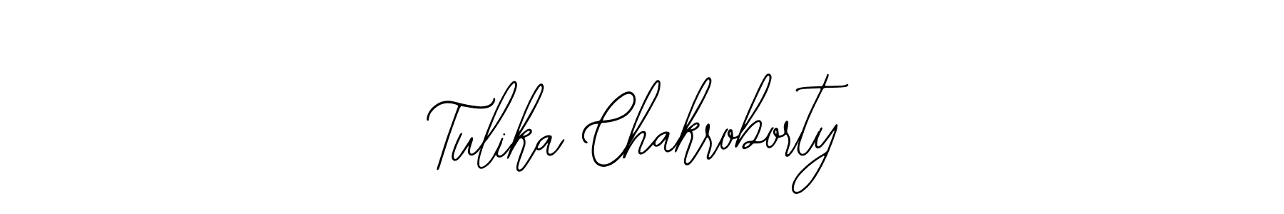 How to make Tulika Chakroborty signature? Bearetta-2O07w is a professional autograph style. Create handwritten signature for Tulika Chakroborty name. Tulika Chakroborty signature style 12 images and pictures png