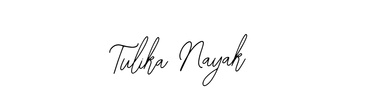 You should practise on your own different ways (Bearetta-2O07w) to write your name (Tulika Nayak) in signature. don't let someone else do it for you. Tulika Nayak signature style 12 images and pictures png