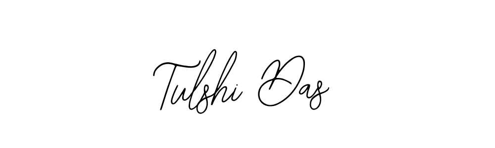 You should practise on your own different ways (Bearetta-2O07w) to write your name (Tulshi Das) in signature. don't let someone else do it for you. Tulshi Das signature style 12 images and pictures png