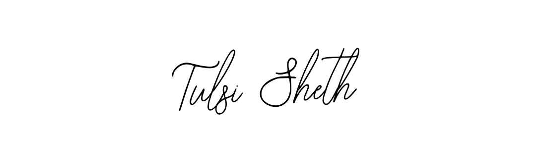 Also You can easily find your signature by using the search form. We will create Tulsi Sheth name handwritten signature images for you free of cost using Bearetta-2O07w sign style. Tulsi Sheth signature style 12 images and pictures png