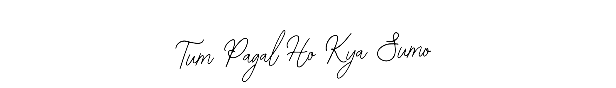 It looks lik you need a new signature style for name Tum Pagal Ho Kya Sumo. Design unique handwritten (Bearetta-2O07w) signature with our free signature maker in just a few clicks. Tum Pagal Ho Kya Sumo signature style 12 images and pictures png