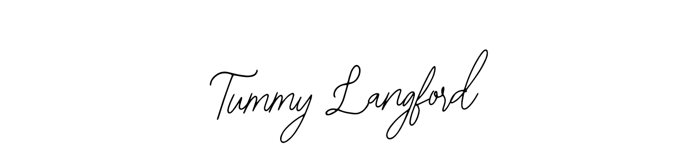 Make a beautiful signature design for name Tummy Langford. With this signature (Bearetta-2O07w) style, you can create a handwritten signature for free. Tummy Langford signature style 12 images and pictures png