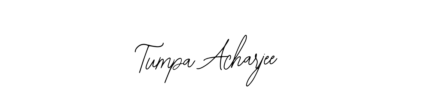 Use a signature maker to create a handwritten signature online. With this signature software, you can design (Bearetta-2O07w) your own signature for name Tumpa Acharjee. Tumpa Acharjee signature style 12 images and pictures png