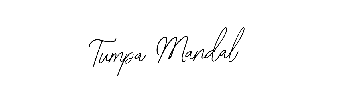 Use a signature maker to create a handwritten signature online. With this signature software, you can design (Bearetta-2O07w) your own signature for name Tumpa Mandal. Tumpa Mandal signature style 12 images and pictures png