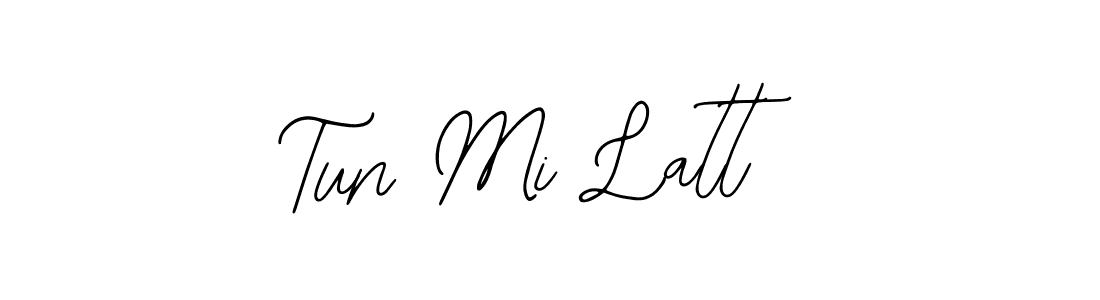 Use a signature maker to create a handwritten signature online. With this signature software, you can design (Bearetta-2O07w) your own signature for name Tun Mi Latt. Tun Mi Latt signature style 12 images and pictures png