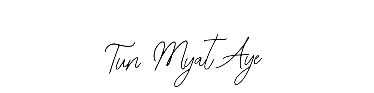 Also we have Tun Myat Aye name is the best signature style. Create professional handwritten signature collection using Bearetta-2O07w autograph style. Tun Myat Aye signature style 12 images and pictures png