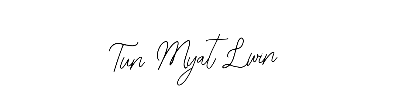 Design your own signature with our free online signature maker. With this signature software, you can create a handwritten (Bearetta-2O07w) signature for name Tun Myat Lwin. Tun Myat Lwin signature style 12 images and pictures png