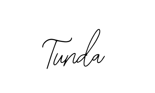 Design your own signature with our free online signature maker. With this signature software, you can create a handwritten (Bearetta-2O07w) signature for name Tunda. Tunda signature style 12 images and pictures png