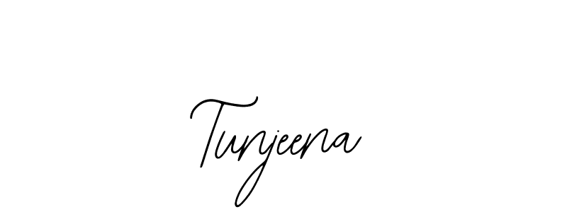 The best way (Bearetta-2O07w) to make a short signature is to pick only two or three words in your name. The name Tunjeena include a total of six letters. For converting this name. Tunjeena signature style 12 images and pictures png