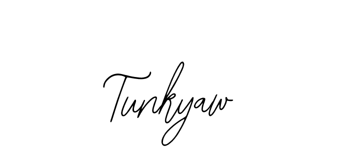 How to make Tunkyaw name signature. Use Bearetta-2O07w style for creating short signs online. This is the latest handwritten sign. Tunkyaw signature style 12 images and pictures png