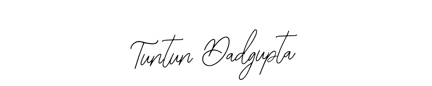 Make a beautiful signature design for name Tuntun Dadgupta. Use this online signature maker to create a handwritten signature for free. Tuntun Dadgupta signature style 12 images and pictures png