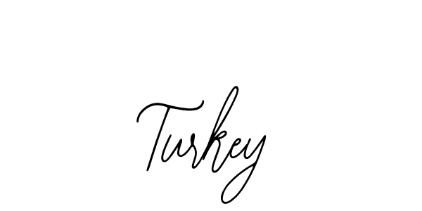 Make a beautiful signature design for name Turkey. With this signature (Bearetta-2O07w) style, you can create a handwritten signature for free. Turkey signature style 12 images and pictures png