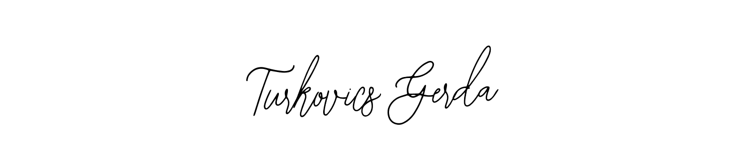 Make a short Turkovics Gerda signature style. Manage your documents anywhere anytime using Bearetta-2O07w. Create and add eSignatures, submit forms, share and send files easily. Turkovics Gerda signature style 12 images and pictures png