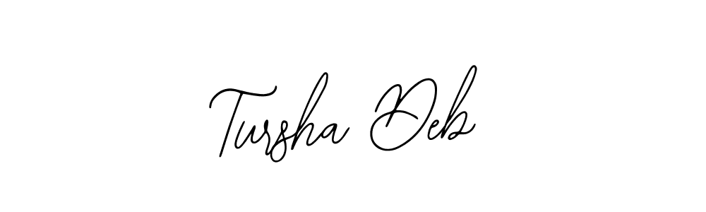 How to Draw Tursha Deb signature style? Bearetta-2O07w is a latest design signature styles for name Tursha Deb. Tursha Deb signature style 12 images and pictures png