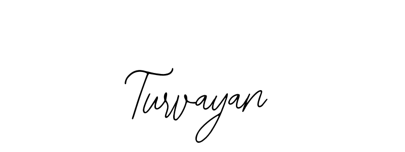 if you are searching for the best signature style for your name Turvayan. so please give up your signature search. here we have designed multiple signature styles  using Bearetta-2O07w. Turvayan signature style 12 images and pictures png