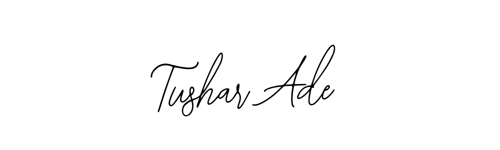 Make a beautiful signature design for name Tushar Ade. With this signature (Bearetta-2O07w) style, you can create a handwritten signature for free. Tushar Ade signature style 12 images and pictures png
