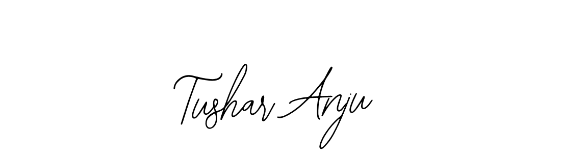 How to Draw Tushar Anju signature style? Bearetta-2O07w is a latest design signature styles for name Tushar Anju. Tushar Anju signature style 12 images and pictures png