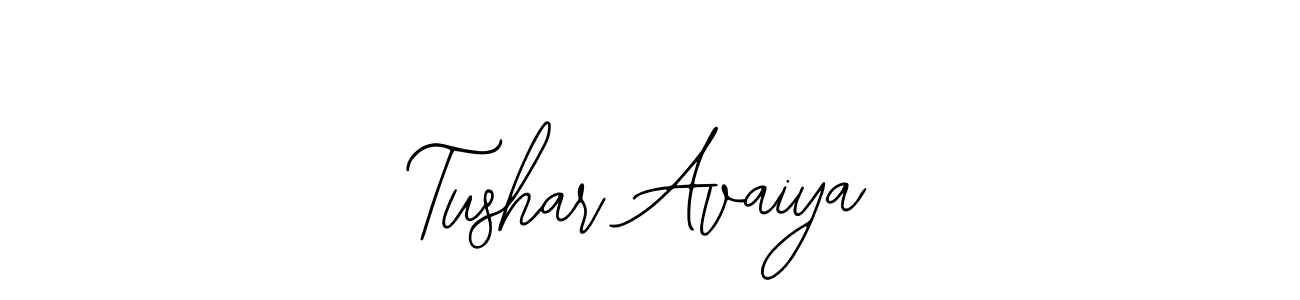 Also we have Tushar Avaiya name is the best signature style. Create professional handwritten signature collection using Bearetta-2O07w autograph style. Tushar Avaiya signature style 12 images and pictures png