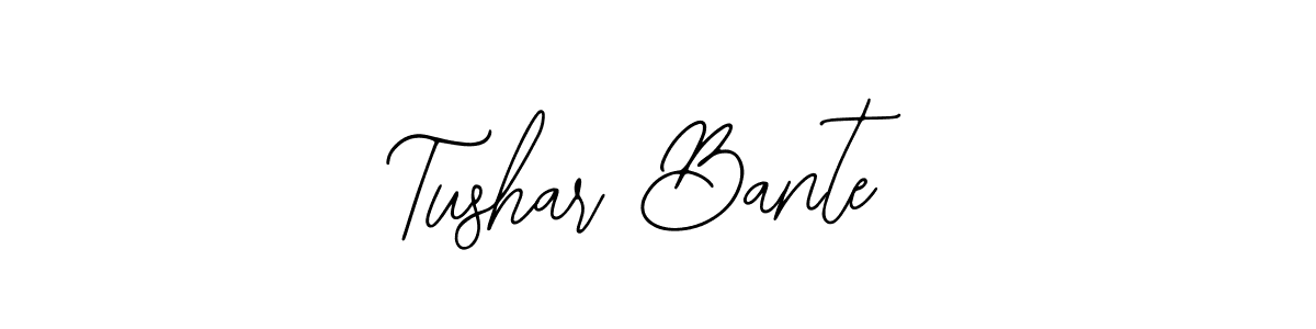 Design your own signature with our free online signature maker. With this signature software, you can create a handwritten (Bearetta-2O07w) signature for name Tushar Bante. Tushar Bante signature style 12 images and pictures png