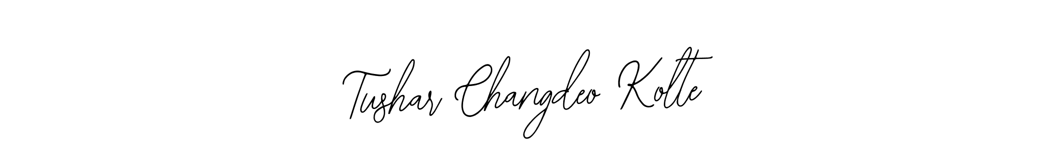 if you are searching for the best signature style for your name Tushar Changdeo Kolte. so please give up your signature search. here we have designed multiple signature styles  using Bearetta-2O07w. Tushar Changdeo Kolte signature style 12 images and pictures png