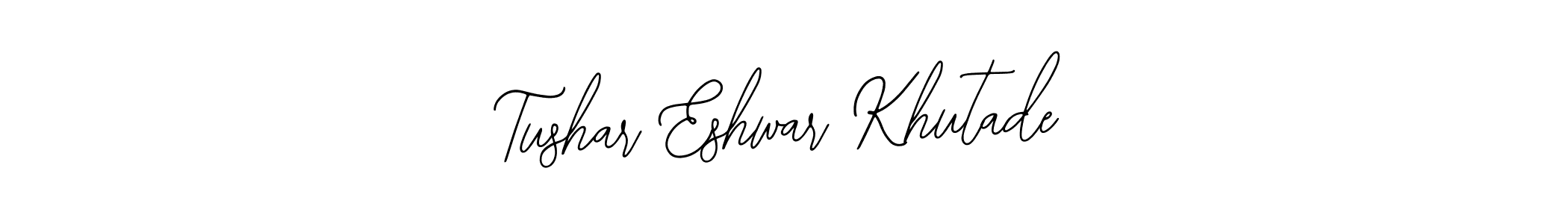 Make a beautiful signature design for name Tushar Eshwar Khutade. With this signature (Bearetta-2O07w) style, you can create a handwritten signature for free. Tushar Eshwar Khutade signature style 12 images and pictures png