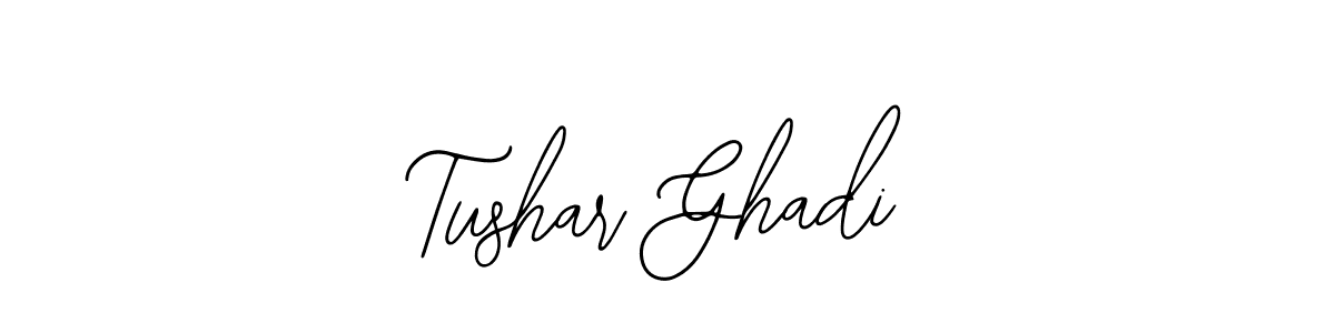 You can use this online signature creator to create a handwritten signature for the name Tushar Ghadi. This is the best online autograph maker. Tushar Ghadi signature style 12 images and pictures png