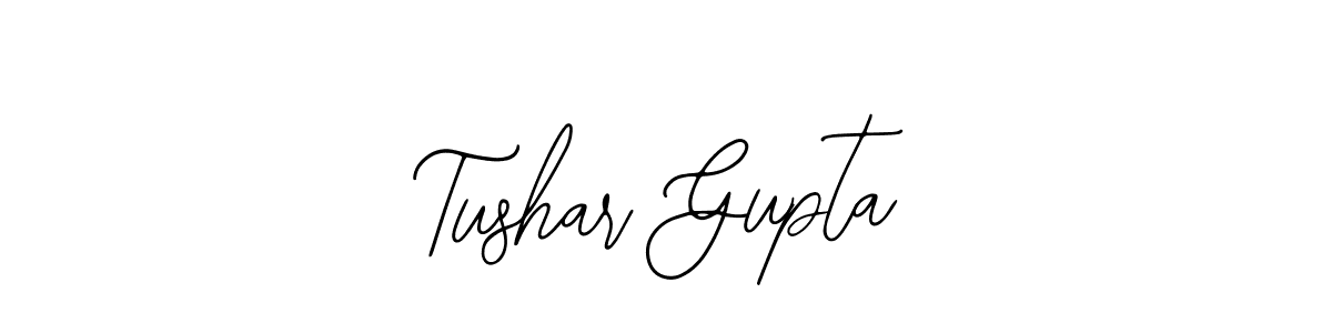 How to make Tushar Gupta name signature. Use Bearetta-2O07w style for creating short signs online. This is the latest handwritten sign. Tushar Gupta signature style 12 images and pictures png