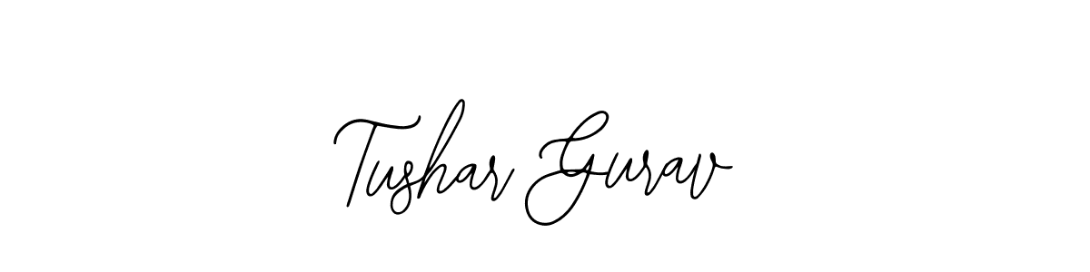 if you are searching for the best signature style for your name Tushar Gurav. so please give up your signature search. here we have designed multiple signature styles  using Bearetta-2O07w. Tushar Gurav signature style 12 images and pictures png