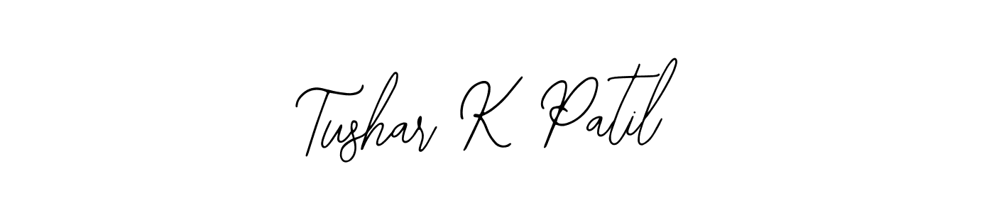 Make a beautiful signature design for name Tushar K Patil. Use this online signature maker to create a handwritten signature for free. Tushar K Patil signature style 12 images and pictures png