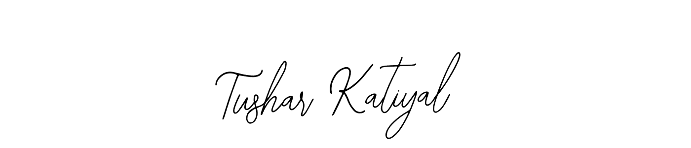 Also You can easily find your signature by using the search form. We will create Tushar Katiyal name handwritten signature images for you free of cost using Bearetta-2O07w sign style. Tushar Katiyal signature style 12 images and pictures png