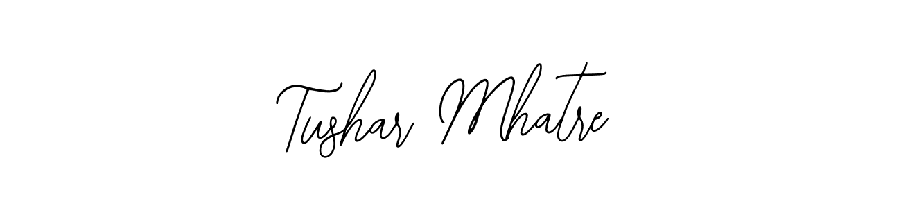 You should practise on your own different ways (Bearetta-2O07w) to write your name (Tushar Mhatre) in signature. don't let someone else do it for you. Tushar Mhatre signature style 12 images and pictures png