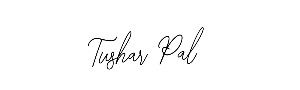 Use a signature maker to create a handwritten signature online. With this signature software, you can design (Bearetta-2O07w) your own signature for name Tushar Pal. Tushar Pal signature style 12 images and pictures png