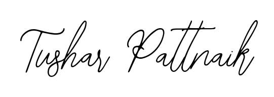 The Bearetta-2O07w typeface gives name Tushar Pattnaik a refined look. Suitable for certificates, diplomas, and official verification. Tushar Pattnaik signature style 12 images and pictures png