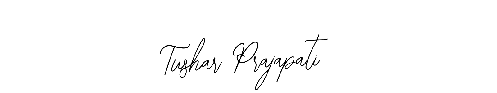 Also You can easily find your signature by using the search form. We will create Tushar Prajapati name handwritten signature images for you free of cost using Bearetta-2O07w sign style. Tushar Prajapati signature style 12 images and pictures png