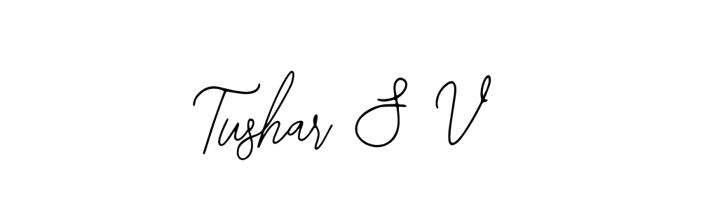 You can use this online signature creator to create a handwritten signature for the name Tushar S V. This is the best online autograph maker. Tushar S V signature style 12 images and pictures png