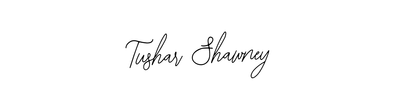 Design your own signature with our free online signature maker. With this signature software, you can create a handwritten (Bearetta-2O07w) signature for name Tushar Shawney. Tushar Shawney signature style 12 images and pictures png